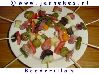 recept voor Banderilla spiesjes