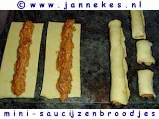 recept voor Minisaucijzenbroodjes