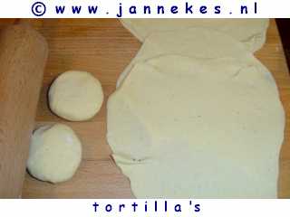 recept voor Tortilla's