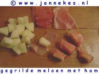 recept voor gegrilde meloen