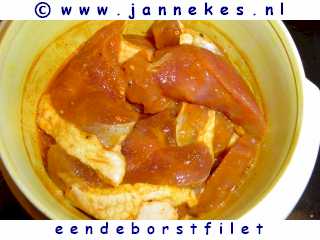 gourmetten - foto recept eendenborstfilet