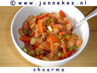 gourmetten - foto recept shoarma