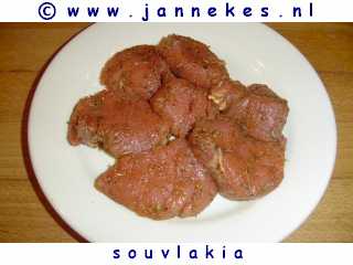 gourmet - recept souvlakia