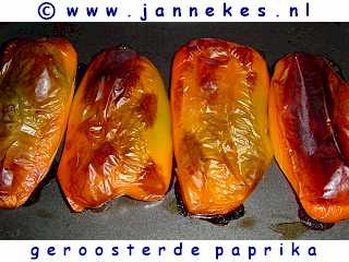 recepten voor geroosterde paprika