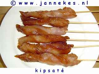 recept voor kipsate