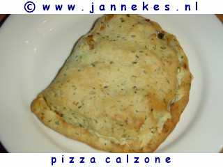 recept voor pizza calzone