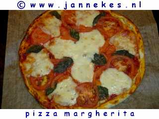 recepten voor Pizza Margherita