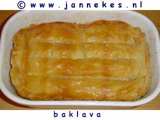 recept voor Baklava