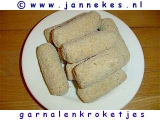 recept voor Garnalenkroketjes